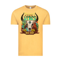 Vintage Mustard desert vibes wild west Vintage Tee - NancyCooperArtShop