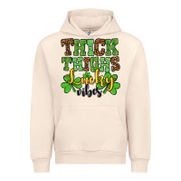 Sandshell St. Patrick's Thick thighs lucky vibes Urban Hoodie - OliviaCreatesArt