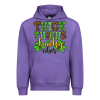Tulip St. Patrick's Thick thighs lucky vibes Urban Hoodie - OliviaCreatesArt