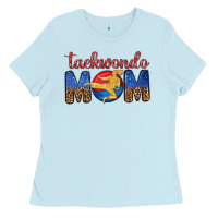 Baby Blue taekwondo mom Ladies Tee - texasbilliewilder
