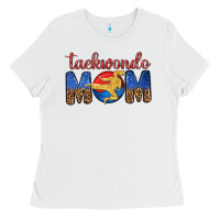 White taekwondo mom Ladies Tee - texasbilliewilder