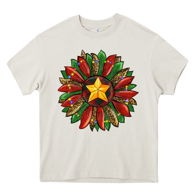 Christmas Sunflower Heavy Core Tee by RanaPortraitStore | Teevron