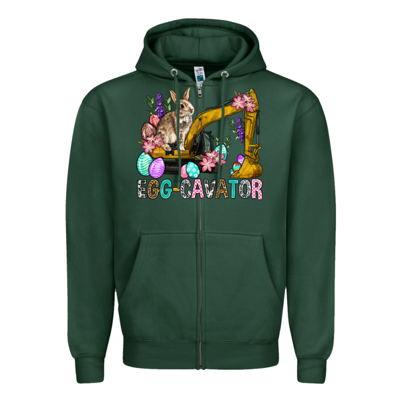 Egg Cavator Easter Zipper Hoodie by BundleAndBundleShop | Teevron