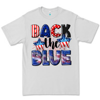 Dove Grey Back the blue 4th of july Premium Tee - CowGirlArtShop