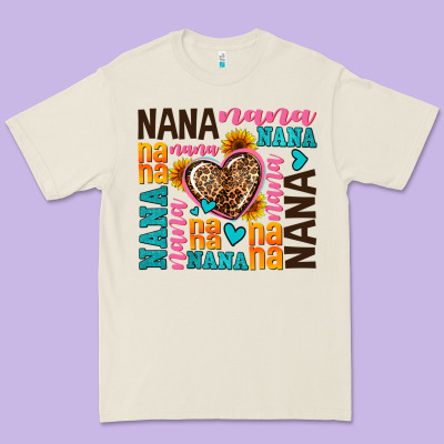 Nana Nana Nana With Hearts Premium Tee Designed By Adodesignshop