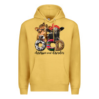 Antique Gold OCD Obsessive Cow Disorder Premium Hoodie - texasbilliewilder