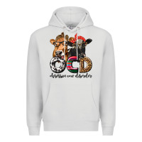 Dove Grey OCD Obsessive Cow Disorder Premium Hoodie - texasbilliewilder