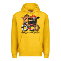 Lemon OCD Obsessive Cow Disorder Premium Hoodie - texasbilliewilder