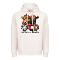 Pale Pink OCD Obsessive Cow Disorder Premium Hoodie - texasbilliewilder