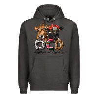 Smoke OCD Obsessive Cow Disorder Premium Hoodie - texasbilliewilder