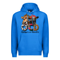 True Royal OCD Obsessive Cow Disorder Premium Hoodie - texasbilliewilder