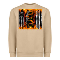 Mushroom Western Firefighter Dad Heavyweight Sweatshirt - LillyAllenDesigns