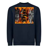 Navy Western Firefighter Dad Heavyweight Sweatshirt - LillyAllenDesigns