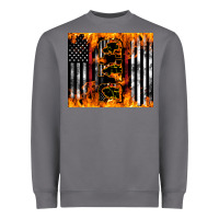 Storm Western Firefighter Dad Heavyweight Sweatshirt - LillyAllenDesigns