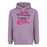Lavender Celebrating With the 18th Birthday Queen Heavyweight Hoodie - Bettercallsaul