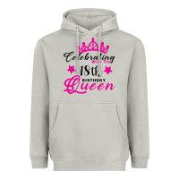 Moon Dust Celebrating With the 18th Birthday Queen Heavyweight Hoodie - Bettercallsaul