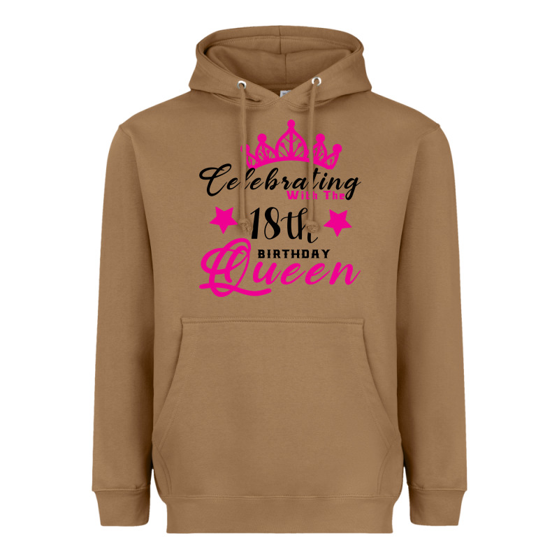 Celebrating With The 18th Birthday Queen Heavyweight Hoodie by Bettercallsaul | Teevron