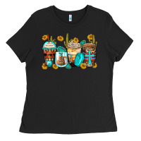 Black blessed coffee cups Ladies Tee - Zillion Design Studio