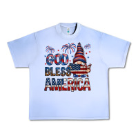 Grape Ice god bless america Urban Heavy Tee - NancyCooperArtShop