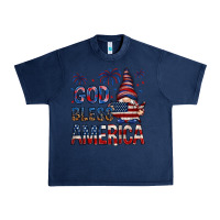 Navy god bless america Urban Heavy Tee - NancyCooperArtShop