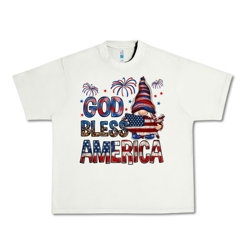 God Bless America Urban Heavy Tee by NancyCooperArtShop | Teevron