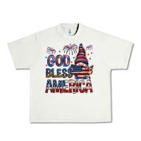 Pistachio god bless america Urban Heavy Tee - NancyCooperArtShop