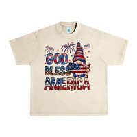 Sandshell god bless america Urban Heavy Tee - NancyCooperArtShop