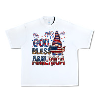 White god bless america Urban Heavy Tee - NancyCooperArtShop