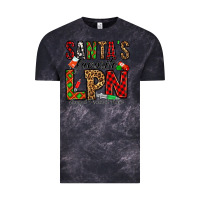 Cloud Black santa's favorite lpn Vintage Tee - Jasminsmagicworld