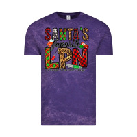 Cloud Purple santa's favorite lpn Vintage Tee - Jasminsmagicworld