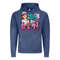 Vintage Denim lpn licensed practical nurse Vintage Hoodie - AdoDesignShop