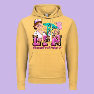 Lpn Licensed Practical Nurse Vintage Hoodie Designed By Adodesignshop