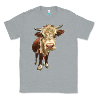Heather Grey Hereford Heifer Classic Tee - LillyAllenDesigns