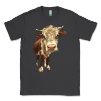Smoke Hereford Heifer Classic Tee - LillyAllenDesigns