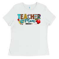 White teacher mom Ladies Tee - texasbilliewilder