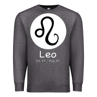 Charcoal Heather Leo Horoscope Premium Sweatshirt - Bettercallsaul