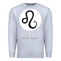 Heather Grey Leo Horoscope Premium Sweatshirt - Bettercallsaul