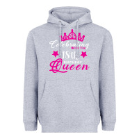 Heather Grey Celebrating With the 18th Birthday Queen Heavyweight Hoodie - Bettercallsaul