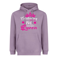 Lavender Celebrating With the 18th Birthday Queen Heavyweight Hoodie - Bettercallsaul