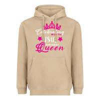Mushroom Celebrating With the 18th Birthday Queen Heavyweight Hoodie - Bettercallsaul