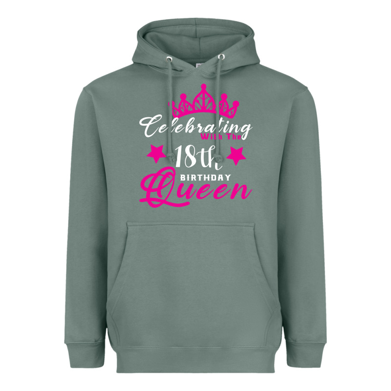 Celebrating With The 18th Birthday Queen Heavyweight Hoodie by Bettercallsaul | Teevron
