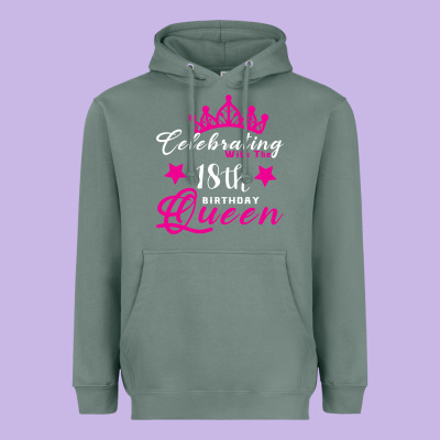 Celebrating With The 18th Birthday Queen Heavyweight Hoodie Designed By Bettercallsaul