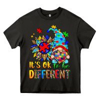 Asphalt it's ok to be different autism gnome Heavy Core Tee - Zillion Design Studio