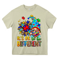 Mossy it's ok to be different autism gnome Heavy Core Tee - Zillion Design Studio