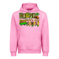 Fuchsia Pink St. Patrick's Happy St. Patrick's Day camper Urban Hoodie - OliviaCreatesArt