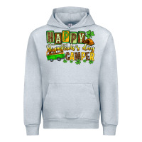 Heather Grey St. Patrick's Happy St. Patrick's Day camper Urban Hoodie - OliviaCreatesArt