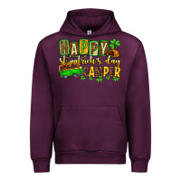 Mauve Wine St. Patrick's Happy St. Patrick's Day camper Urban Hoodie - OliviaCreatesArt