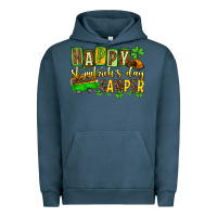 Pigment Midnight Navy St. Patrick's Happy St. Patrick's Day camper Urban Hoodie - OliviaCreatesArt