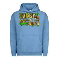 Pigment Pebble Blue St. Patrick's Happy St. Patrick's Day camper Urban Hoodie - OliviaCreatesArt