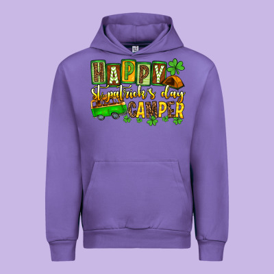 St. Patrick's Happy St. Patrick's Day Camper Urban Hoodie Designed By Oliviacreatesart